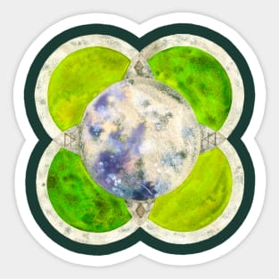 Element Earth Symbol Sticker